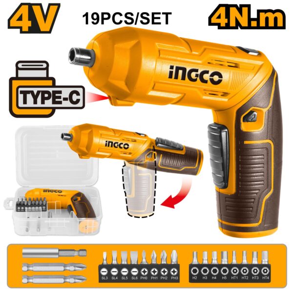 Cordless screwdriver