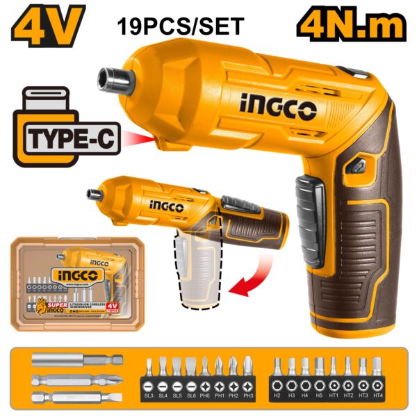 Cordless screwdriver