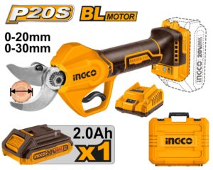 Cordless gauge straight shear