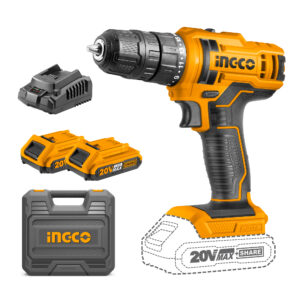 INGCO Lithium-ion cordless drill (2 batteries)